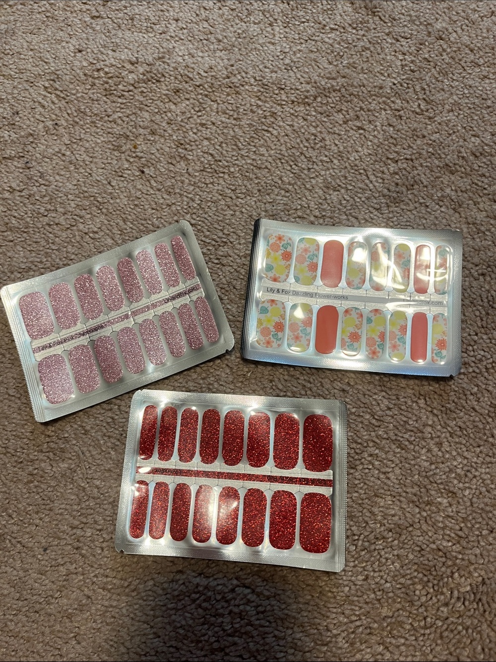 Lily and Fox Nail Wrap Set